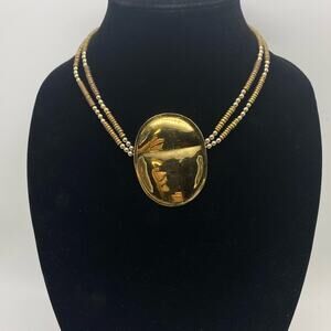 Sutton Hoo by Carlton Ridge vintage Statement Necklace signed‎ SH 92,16”